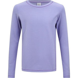 本来BENLAI女童抗菌远红外发热撞色线运动T恤25秋季新款BTA450071