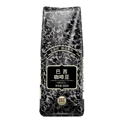 吉意欧巴西咖啡豆0糖醇黑1kg