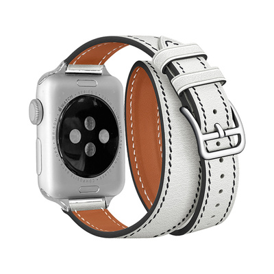 iwatchs11惊奇家双圈真皮带送壳