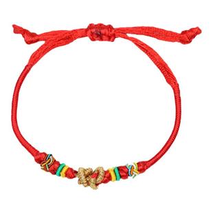 端午节五彩绳手链 好运来手饰手串本命年百搭新款diy节日红绳编织