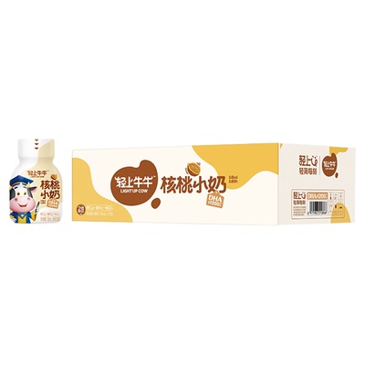 轻上DHA核桃小奶含乳饮品
