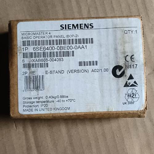 下单前咨询全新西门子变频器操作面板，6SE6400-0BE00-0AA