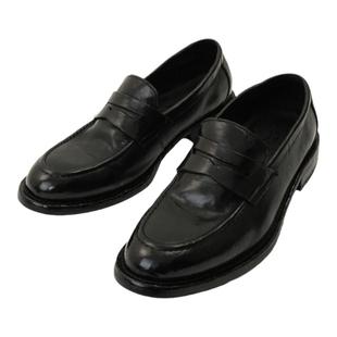 「枪枪同款」Set for life 24FW 水洗做旧马皮机缝固特异乐福皮鞋