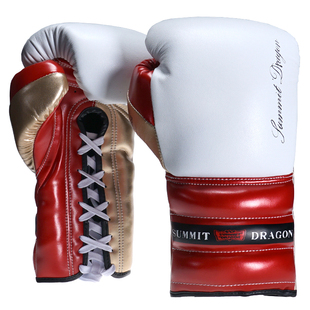 SUMMITDRAGON超纤绑带拳击手套绑绳拳套系带比赛手套职业拳击手套