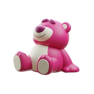 迪士尼正版草莓熊小夜灯公仔摆件夜光卧室床头拍拍台灯送女生礼物