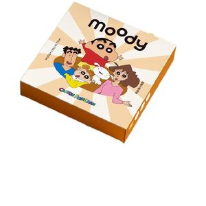 moody美瞳月抛疯狂动物城合作款彩色隐形眼镜2片冷泡乌龙茶曲奇棕
