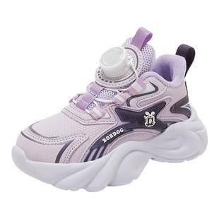 巴布豆童鞋官方旗舰店女童运动鞋2024秋冬新款加绒女孩儿童二棉鞋