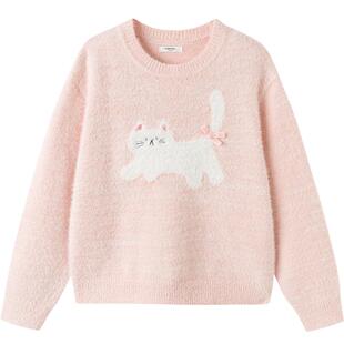 巴拉巴拉balaOne童装女童毛衫儿童2025新款冬毛衣中幼童洋气时尚