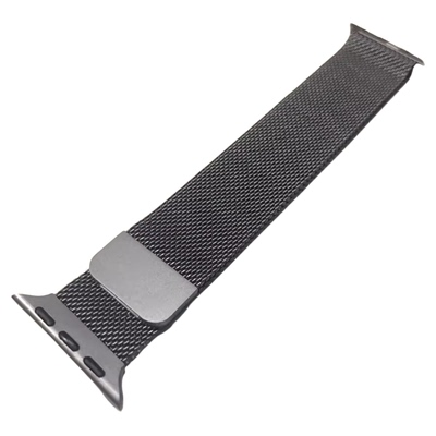 适用iwatch9华强北ultra2代S8不锈精钢磁吸米兰苹果s7654se手表带