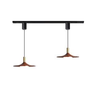 光品士中古餐厅吊灯飞碟灯可升降滑轨道餐桌岛台灯高级复古吊线灯