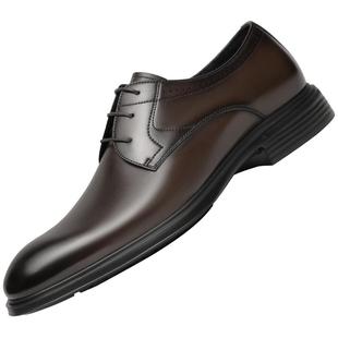 VOLO/犀牛皮鞋男正装商务男士皮鞋男结婚新郎鞋增高男鞋真皮尖头