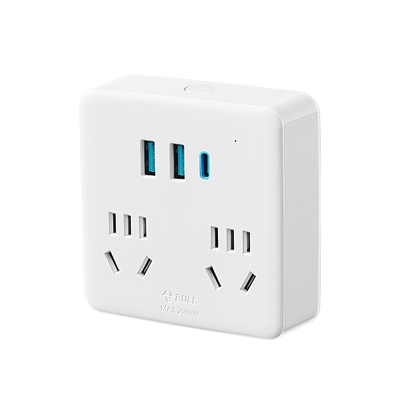 BULL/公牛超薄插座转换器86型