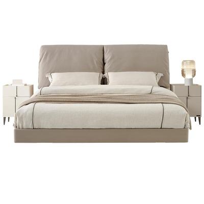 全友家居现代简约布艺床