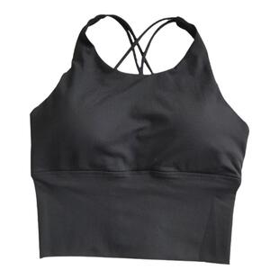 网红细带健身瑜珈内衣性感美背运动文胸女防震收副乳速干背心外穿