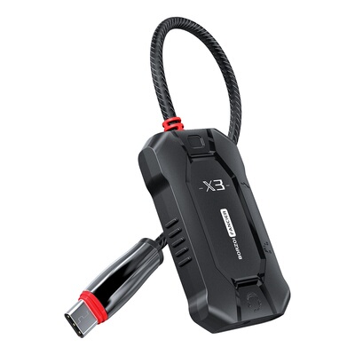 猎狼人X3声卡TypeC+3.5边充边用