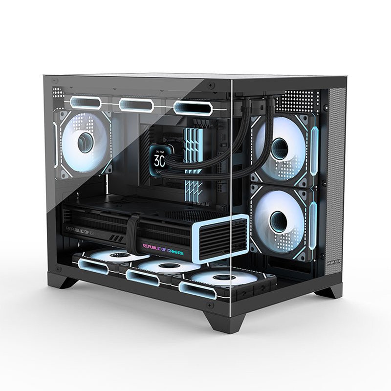 金河田GMZ360机箱MATX/360水冷