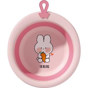 新生婴儿折叠洗脸盆初生宝宝用品儿童洗屁股洗脚专用小盆子三件套