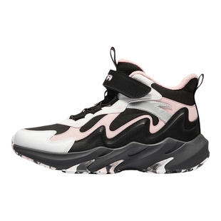 安踏儿童女大童雪地靴二棉鞋女孩冬季保暖加绒运动鞋冬鞋女童棉靴