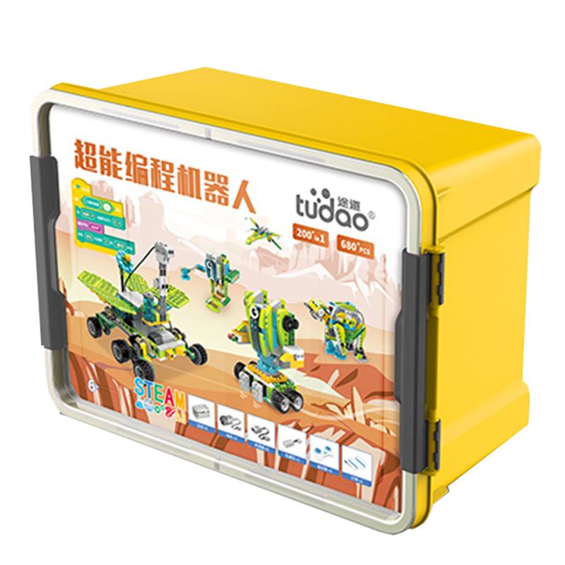 途道超能编程机器人  Scratch3.0可编程机器人智能体感遥控教具益智拼插积木玩具机械大师男孩礼物