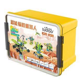 途道超能编程机器人 Scratch3.0可编程机器人智能体感遥控教具益智拼插积木玩具机械大师男孩礼物tudao