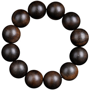 沉水级天然越南芽庄奇楠沉香手串文玩男女士108颗佛珠棋楠木手链