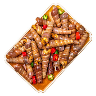 吧唧小厨麻辣钉螺小海鲜熟食海螺海锥醉钉锥即食罐装青岛特产零食