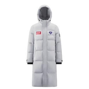 【鹅绒】千仞岗中国火箭联名科技感羽绒服长款连帽超厚休闲蓬松男