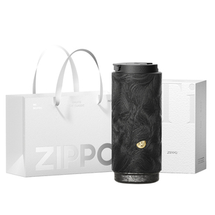 zippo秋水含睛纯钛保温杯2026新款男女生520情人节礼物送男友钛杯