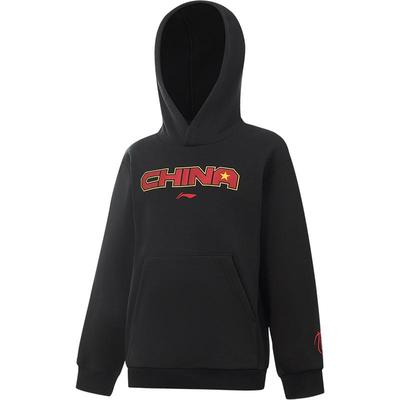 李宁童连帽男套头连帽卫衣童装