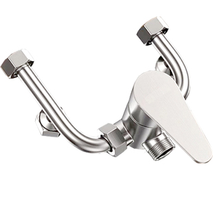 电热水器U型混水阀冷热龙头家用淋浴套装开关配件大全三通分水阀