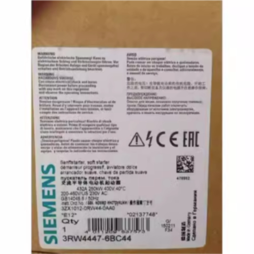 议价3RW4 447-6BC44西门子软启动器3RW4447-6BC44 3RW44476BC44现