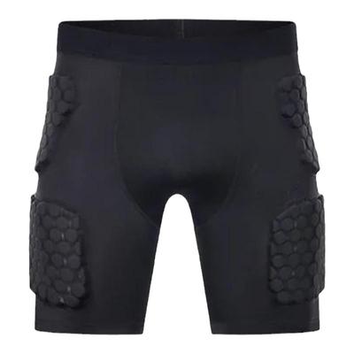 户外训练蜂窝状防撞衣短袖内穿紧身衣篮球防护背心短裤骑行长袖男