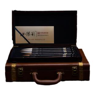 非遗汝阳刘毛笔旗舰店推荐原狼羊毫成人书法绘画礼盒装热卖