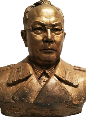 叶剑英玻璃钢仿铜人物雕塑