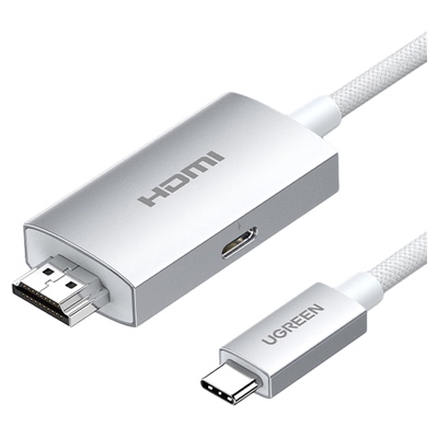 绿联typec转hdmi同轴线电脑电视同屏转换视频连接线typc外接显示器4K高清投屏线适用苹果安卓手机笔记本平板