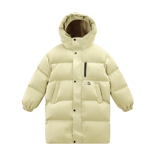 左西女童羽绒服冬季长款加厚2025新款儿童白鸭绒极寒黑金保暖外套
