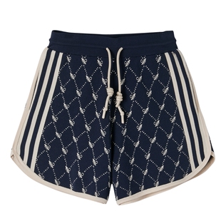 U/TI花版抽绳潮毛织短裤女时尚百搭设计感休闲裤尤缇时尚春季新款