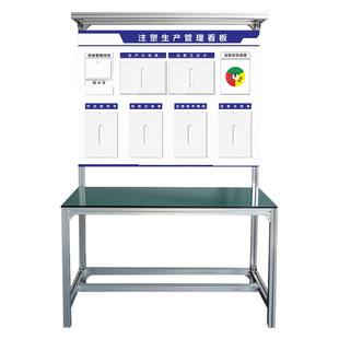 车间生产设备管理工作台流水线设备状态标识标示防静电工作台电子装配操作间手机维修实验检验桌子面板定制