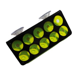 荧光珊瑚繁殖支架荧光珊瑚架荧光亚克力发光强磁sps纽扣断肢支架