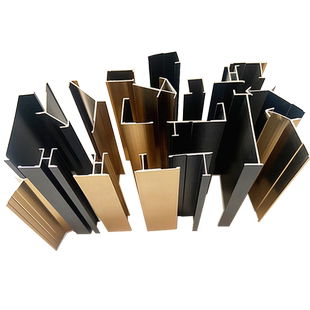 9厘铝合金木饰面板收口条5mm背景护墙板装饰条18mm金属工字阳角线