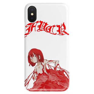 二次元插画魔法少女猎奇日系适用于IPhoneX/11/12/13promax/14/15/16菲林手机壳imd硅胶软壳小米华为
