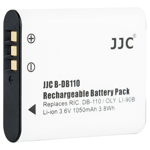JJC 适用理光DB-110相机电池GRIII GR3 GR3X理光TG7 TG6 TG5 TG4 TG3 TG2 TG1奥林巴斯LI-90B/LI-92B电池配件