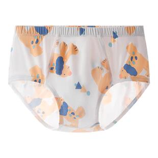 英氏儿童内裤男童中大童短裤2026年春秋新款A类莫代尔抑菌三角裤