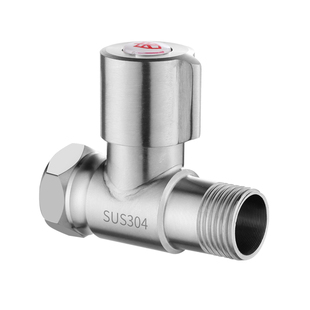 304不锈钢角阀快开直通阀水管开关阀门4分内外丝角阀水龙头开关