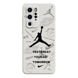 乔丹mate50pro手机壳p60华为p50个性创意magic4新款40适用p40p30荣耀80女nova10男9se液态70硅胶60简约30潮牌