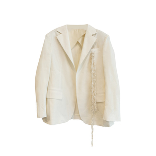 【ASSIGNMENTS】hug 亚麻西装外套