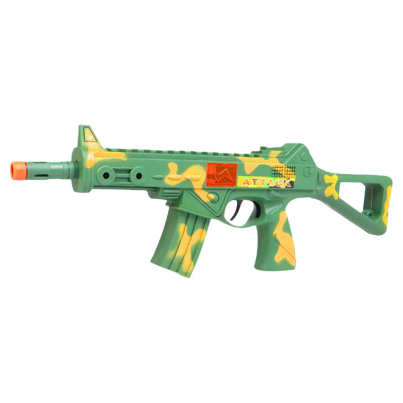 儿童玩具枪 幼儿园早操舞蹈表演道具枪 迷彩火石枪冲锋枪迷彩帽