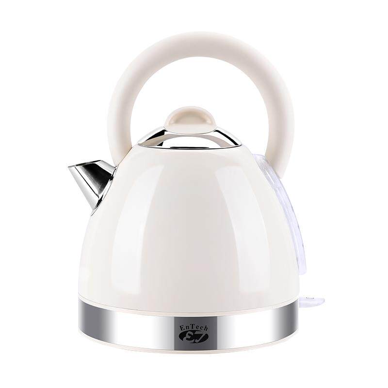 一特复古烧水壶家用电水壶加厚304不锈钢 全自动断电热水壶高颜值