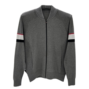 韩国原单高尔夫球服男士针织衫25秋冬百搭golf运动字标立领上衣男