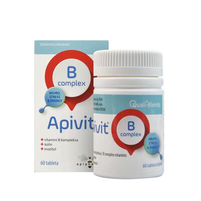 Apivit®儿童学生Api小蜜蜂注意力烟酸胆碱水溶性复合vb族b6b12片